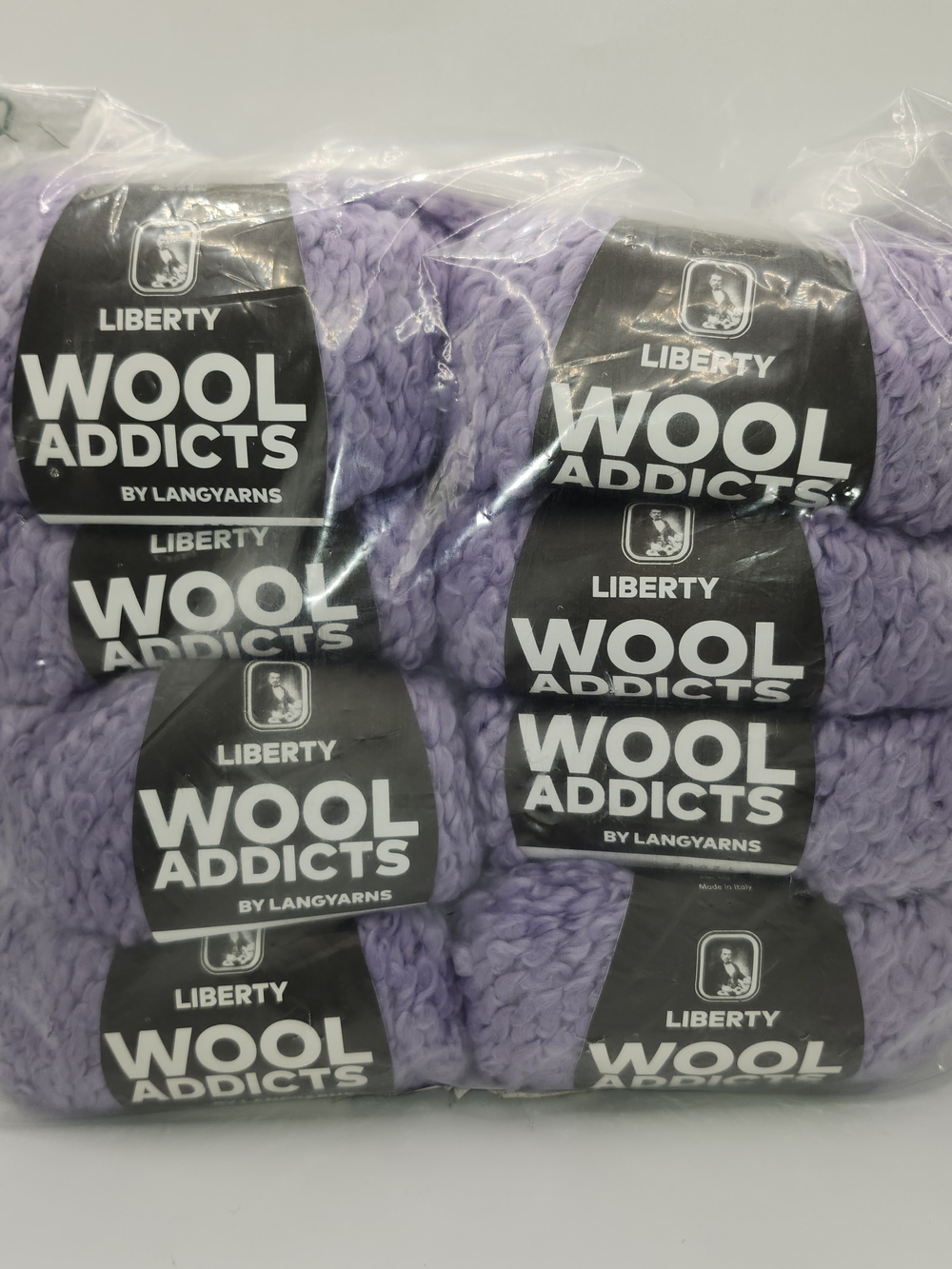 Lot of 8 Lang Yarns Wool Addicts Liberty Lavender Cotton Yarn 0007 Same Dye Lot